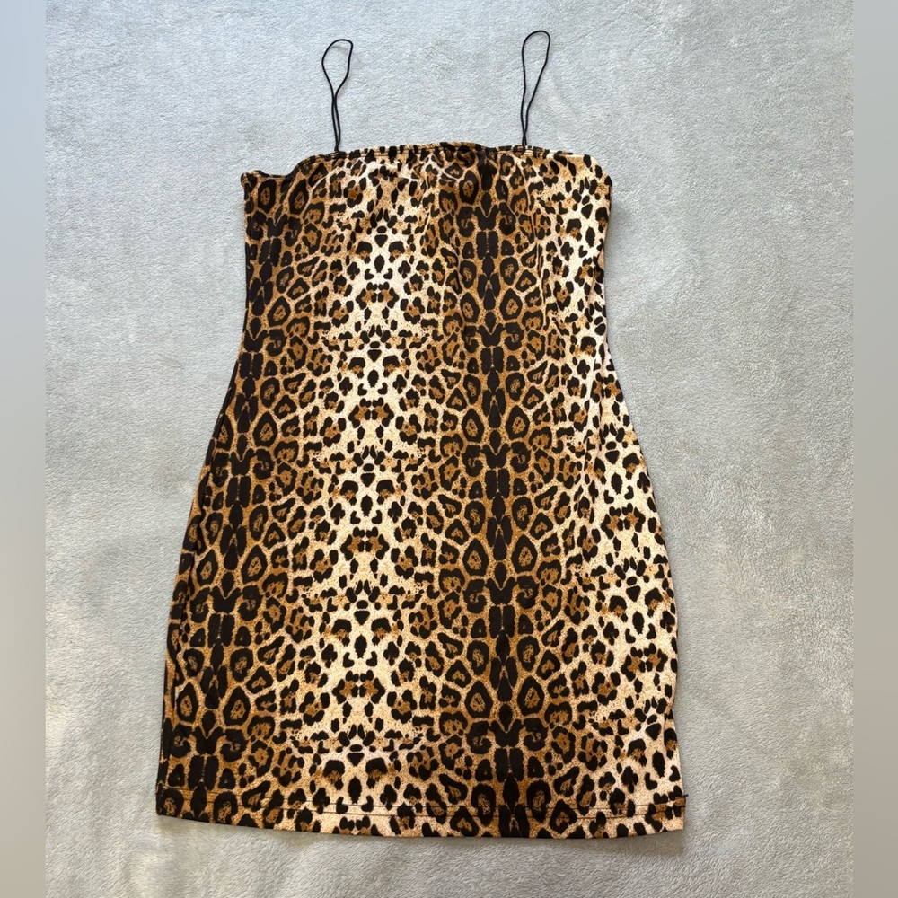 Zaful Leopard Print Bodycon Dress